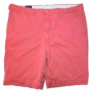 Polo Ralph Lauren Mens Chino Shorts 42 Coral Cotton Casual Summer Wear
